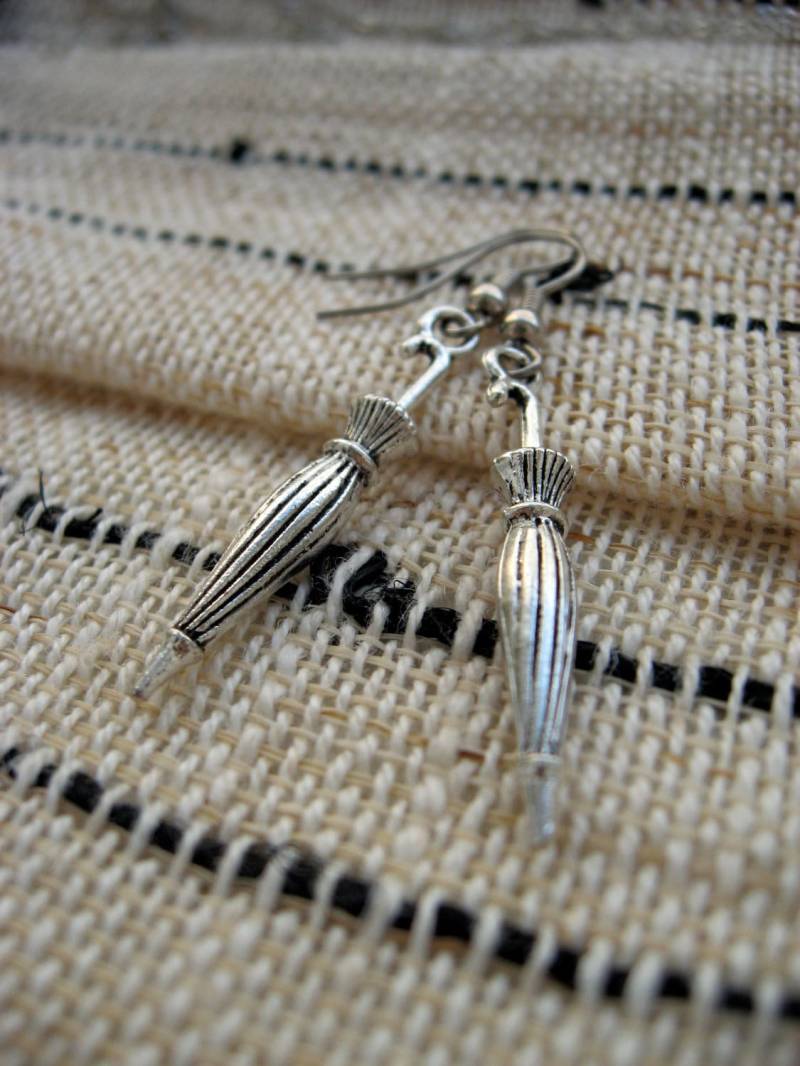 Antikisiert Schirm Silber Ohrringe Antikisiert Schirm Silber Ohrringe von sodalex