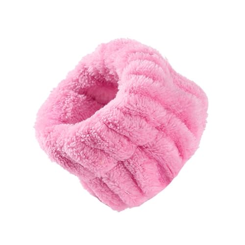 1 x Plüsch-Armband, zum Waschen des Gesichts, Handtuch, Make-up-Haargummis, Frottee von sodeber