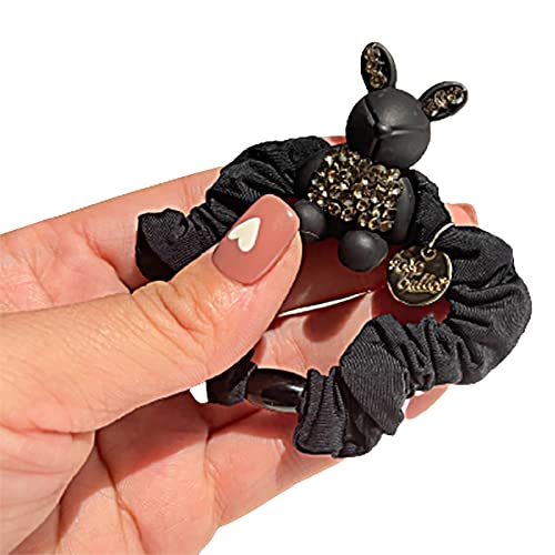 1 x Strass-Haargummi mit elastischen Seilen für den täglichen Gebrauch, Zubehör für Mädchen 1 x Strass-Haargummi mit elastischen Seilen für den täglichen Gebrauch, Zubehör für Mädchen von sodeber