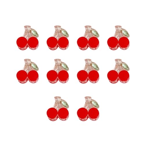 10 schöne Kirschen-Haarspangen für Erwachsene und Kinder, Acryl, für Mädchen und Frauen, kleine Haarnadeln 10 schöne Kirschen-Haarspangen für Erwachsene und Kinder, Acryl, für Mädchen und Frauen, kleine Haarnadeln von sodeber
