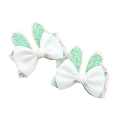 2 schöne Osterhasen-Haarspangen, bequeme Anstecknadel, sicher, geeignet für verschiedene Frisuren von sodeber