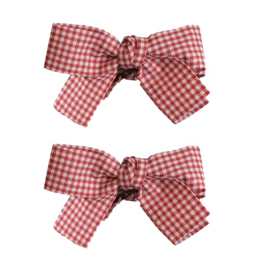 2 x süße Mädchen-Haarspangen, 3D-Schleife, kariert, Y2K-Stil, Haarbündel, Zubehör, Balletcore 2 x süße Mädchen-Haarspangen, 3D-Schleife, kariert, Y2K-Stil, Haarbündel, Zubehör, Balletcore von sodeber