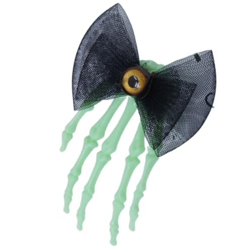 Auffälliger Totenkopf-Palmen-Kopfschmuck mit Spitzenrosen, Halloween-Haarspange für Kostümpartys Auffälliger Totenkopf-Palmen-Kopfschmuck mit Spitzenrosen, Halloween-Haarspange für Kostümpartys von sodeber