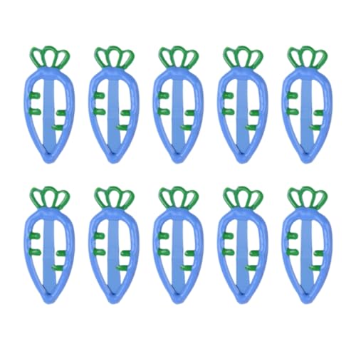 Bunte flache Haarspangen mit Haarklammer, lässige Karottenform, Kopfbedeckung, Strauß der 2000er Jahre, Foto-Requisiten von sodeber