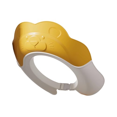 Cartoon-Badeschutzkappe für Shampoo-Schutz, verstellbare Ohr-Augen-Schutzhut, schöne Kinder-Duschhaube von sodeber