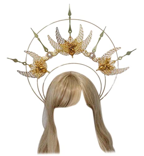 Crown SunGoddess Kopfbedeckung Blume Stirnband Kopfbedeckung von sodeber