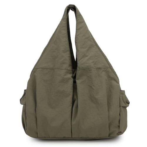 Damen Nylon Umhängetasche mit geräumigem Innenraum Praktische Unterarmtaschen Casual Handtasche für Pendler u, Green Gn, Medium Damen Nylon Umhängetasche mit geräumigem Innenraum Praktische Unterarmtaschen Casual Handtasche für Pendler u, Green Gn, Medium von sodeber
