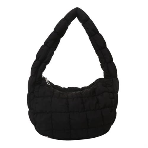 Damen-Umhängetasche, koreanische Stile, Achselhöhle, trendige Handtasche, passend zu Wolkenfalten, Pendeln, Black Bk, Medium Damen-Umhängetasche, koreanische Stile, Achselhöhle, trendige Handtasche, passend zu Wolkenfalten, Pendeln, Black Bk, Medium von sodeber