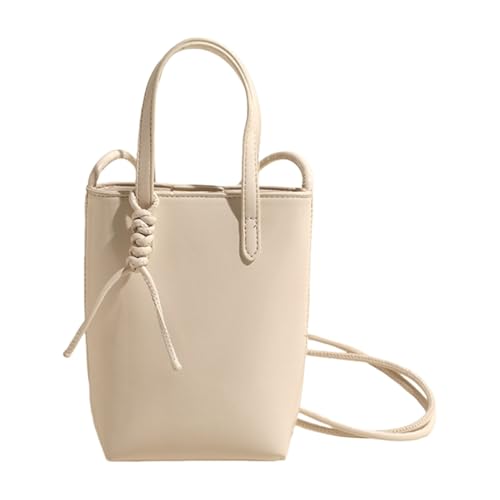Damen-Umhängetasche, koreanischer Stil, Kuriertasche, Retro, Handtasche und Geldbörse, PU-Leder, Crossbody für den Alltag, Beige Bg, Medium Damen-Umhängetasche, koreanischer Stil, Kuriertasche, Retro, Handtasche und Geldbörse, PU-Leder, Crossbody für den Alltag, Beige Bg, Medium von sodeber