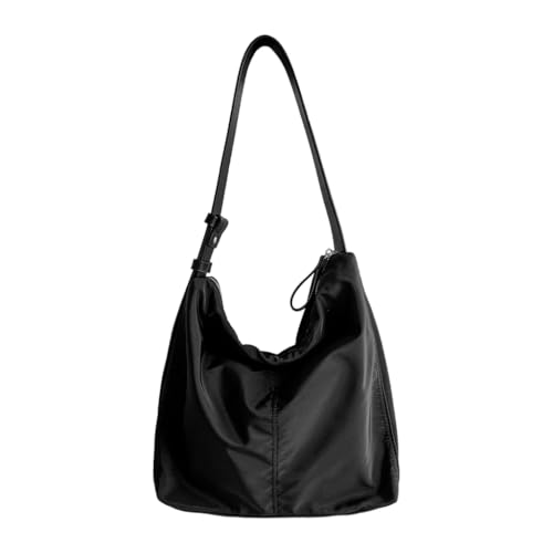 Damen-Umhängetasche, schlicht, koreanischer Stil, Schultertasche, Shopping, Schule, trendige Kuriertasche für, Black Bk, Medium Damen-Umhängetasche, schlicht, koreanischer Stil, Schultertasche, Shopping, Schule, trendige Kuriertasche für, Black Bk, Medium von sodeber