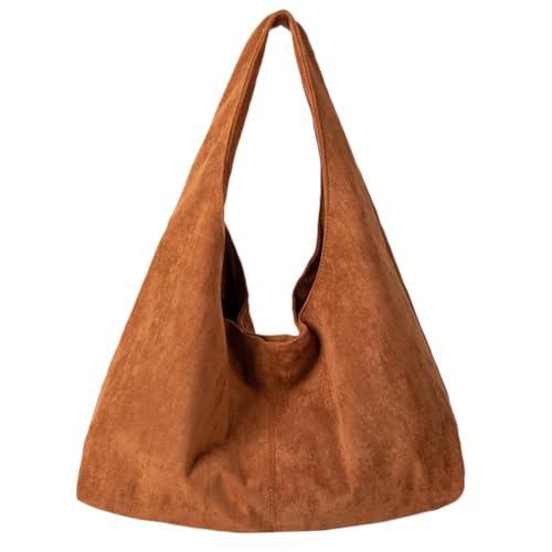 Damen Winter Casual Unterarmtasche Retro Single Shoulder Geldbörse Slouchy Pack Geeignet für versch, Braun Br, Medium Damen Winter Casual Unterarmtasche Retro Single Shoulder Geldbörse Slouchy Pack Geeignet für versch, Braun Br, Medium von sodeber