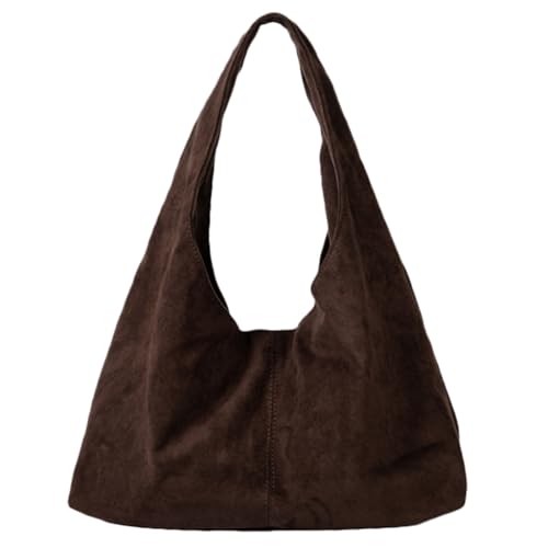 Damen Winter Casual Unterarmtasche Retro Single Shoulder Geldbörse Slouchy Pack Geeignet für versch, Coffee Cf, Medium Damen Winter Casual Unterarmtasche Retro Single Shoulder Geldbörse Slouchy Pack Geeignet für versch, Coffee Cf, Medium von sodeber