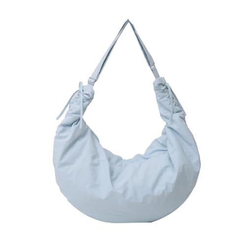 Damentasche im koreanischen Stil, Schultertasche, große Kapazität, Umhängetasche, Knödel, trendiges Pendeln, Blau Bl, Medium Damentasche im koreanischen Stil, Schultertasche, große Kapazität, Umhängetasche, Knödel, trendiges Pendeln, Blau Bl, Medium von sodeber