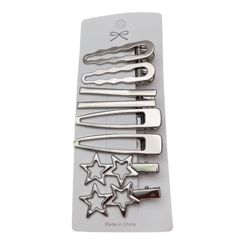 Edgy Barrettes Haarspange für Mädchen, leicht, Entenschnabel-Haarnadeln, für den täglichen Gebrauch und Partys von sodeber