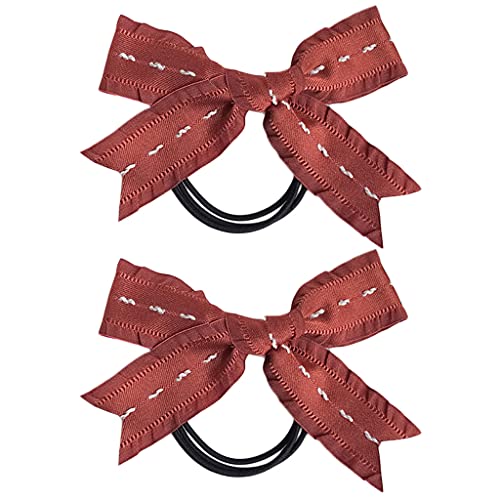 Elastische Haargummis für Mädchen, schöne Kopfbedeckung, Schleife mit weicher von sodeber