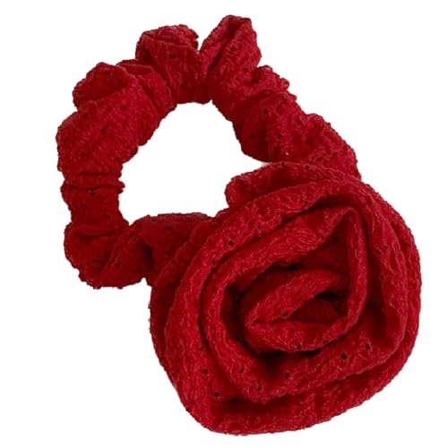 Elastische Haargummis in Rosenform, sanftes Seil, Pferdeschwanz-Krawatte für Mädchen, Festival Elastische Haargummis in Rosenform, sanftes Seil, Pferdeschwanz-Krawatte für Mädchen, Festival von sodeber