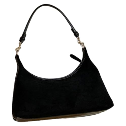 Elegante Damen-Geldbörse aus Stoff für Büro und den täglichen Gebrauch, Slouchy Bag Shoulder Large Handtasche, Black Bk, Medium Elegante Damen-Geldbörse aus Stoff für Büro und den täglichen Gebrauch, Slouchy Bag Shoulder Large Handtasche, Black Bk, Medium von sodeber