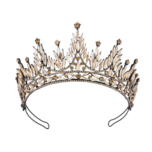 Elegante Kristallkronen Tiaras für Frauen, Festzug, Königin, Stirnband, Hochzeiten und Abschlussbälle, Foto-Requisiten, M, Metalllegierung Elegante Kristallkronen Tiaras für Frauen, Festzug, Königin, Stirnband, Hochzeiten und Abschlussbälle, Foto-Requisiten, M, Metalllegierung von sodeber