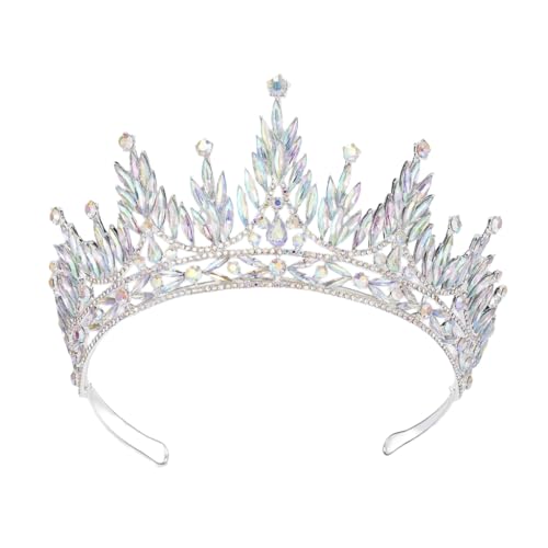 Elegante Kristallkronen Tiaras für Frauen, Festzug, Königin, Stirnband, Hochzeiten und Abschlussbälle, Foto-Requisiten, M, Metalllegierung Elegante Kristallkronen Tiaras für Frauen, Festzug, Königin, Stirnband, Hochzeiten und Abschlussbälle, Foto-Requisiten, M, Metalllegierung von sodeber