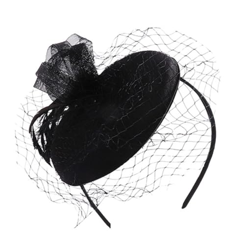 Elegante Netz-Haarbänder in Hutform, buntes Haarband für die Braut von sodeber