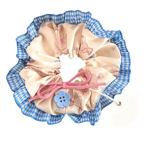 Eleganter Ballett-Haargummi mit Schleife, Spitzen-Dutt, elastische Haargummis, weibliche Kopfbedeckung von sodeber