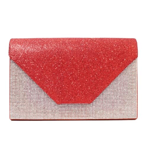 Exquisite Abendtasche mit Strassverzierung, vielseitige Umhängetasche, verleiht Ihrem Abendessen einen Hauch von Luxus, Rot R, Medium Exquisite Abendtasche mit Strassverzierung, vielseitige Umhängetasche, verleiht Ihrem Abendessen einen Hauch von Luxus, Rot R, Medium von sodeber