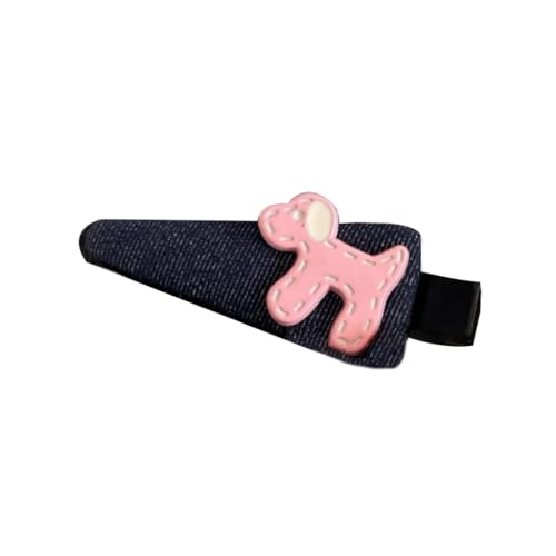 Flache Haarspange für Mädchen, Welpen, Schleife, Ornamente für Frauen, Strauß, Haarspange, süße Denims, Foto-Requisiten von sodeber
