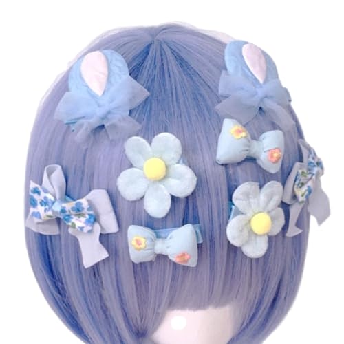Flache Haarspangen, Haarspangen, Blumenform, Kopfbedeckung, Strauß der 2000er Jahre, Foto-Requisiten von sodeber