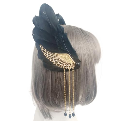 Flügel-Haarspangen für Mädchen, Anime-Dienstmädchen-Haarspange, Cosplay, Kopfschmuck, Lolita-Stil, Kopfbedeckung Flügel-Haarspangen für Mädchen, Anime-Dienstmädchen-Haarspange, Cosplay, Kopfschmuck, Lolita-Stil, Kopfbedeckung von sodeber