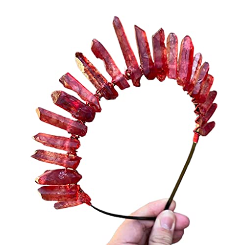 Für Kristallkrone, natürliche Strasssteine, Legierung, Stirnband, Mond, Party-Zubehör, Haar-Accessoire von sodeber