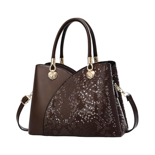 Funktionelle Damen-Arbeitstasche 2025, praktische PU-Schultertasche, Crossbody, geräumiges Fach für Büro, Einkaufen, Coffee Cf, Medium Funktionelle Damen-Arbeitstasche 2025, praktische PU-Schultertasche, Crossbody, geräumiges Fach für Büro, Einkaufen, Coffee Cf, Medium von sodeber