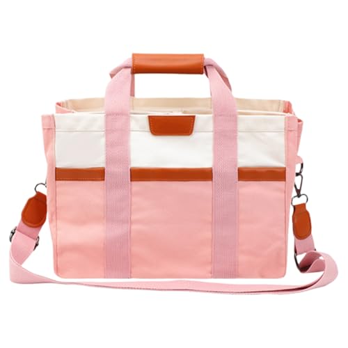 Funktionelle Umhängetasche aus Segeltuch mit reichlich Stauraum, modische Damen-Umhängetasche, Handtasche für Arbeit oder, Pink, Medium Funktionelle Umhängetasche aus Segeltuch mit reichlich Stauraum, modische Damen-Umhängetasche, Handtasche für Arbeit oder, Pink, Medium von sodeber