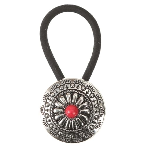 Geschnitzte Blumen-Haargummis für Frauen, Ringe, schmale Haargummis, einfacher Pferdeschwanz-Halter, einfach von sodeber