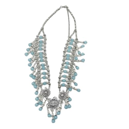 Haarkette, mehrlagiges Stirnband mit Perlen und Quasten für Frauen, Foto-Requisiten, Uygur-Prinzessin, Kopfschmuck, Schmuck Haarkette, mehrlagiges Stirnband mit Perlen und Quasten für Frauen, Foto-Requisiten, Uygur-Prinzessin, Kopfschmuck, Schmuck von sodeber