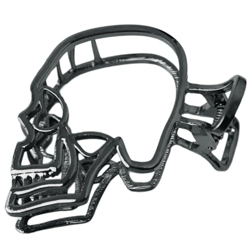 Haarklammer in Totenkopf-Form, für Erwachsene und Kinder, Halloween, Cosplay-Kostüm von sodeber