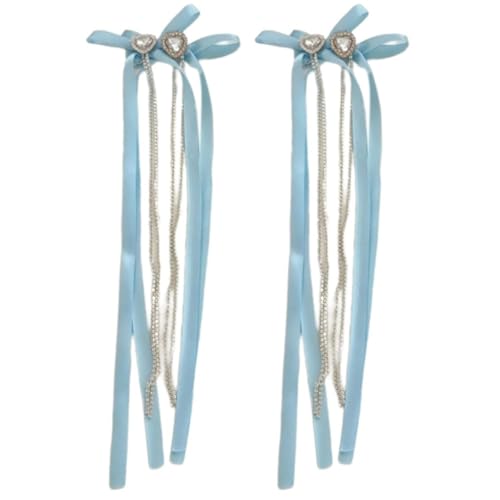 Haarschleifen mit Fransen und Strasssteinen, ästhetische Haarspangen, Kopfbedeckung, Hochzeitsschmuck von sodeber