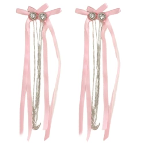 Haarschleifen mit Fransen und Strasssteinen, ästhetische Haarspangen, Kopfbedeckung, Hochzeitsschmuck von sodeber
