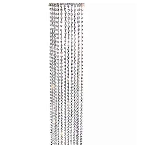 Haarspange für Damen, Kunstkristall, Quasten, voller Strass, lange Kette, französische Haarspange, Pferdeschwanz-Verlängerung Haarspange für Damen, Kunstkristall, Quasten, voller Strass, lange Kette, französische Haarspange, Pferdeschwanz-Verlängerung von sodeber