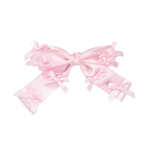Haarspangen mit süßer Schleife, elegante 2000er-Jahre-Trendschleifen, Kopfbedeckung, Balletcore von sodeber