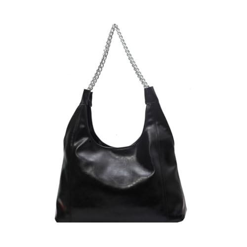 Handtasche mit großem Fassungsvermögen für Damen, PU-Leder, stilvolle Schultertasche, vielseitig, Dating, Shopping, Black Bk, Medium Handtasche mit großem Fassungsvermögen für Damen, PU-Leder, stilvolle Schultertasche, vielseitig, Dating, Shopping, Black Bk, Medium von sodeber