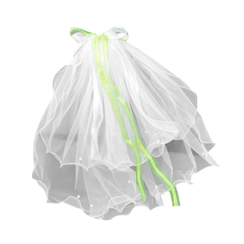 Hochzeitsschleifen Schleier Weiß Haarspange Tüll Braut Kurz Schleier Junggesellinnenabschied Zubehör für Frauen u Hochzeitsschleifen Schleier Weiß Haarspange Tüll Braut Kurz Schleier Junggesellinnenabschied Zubehör für Frauen u von sodeber