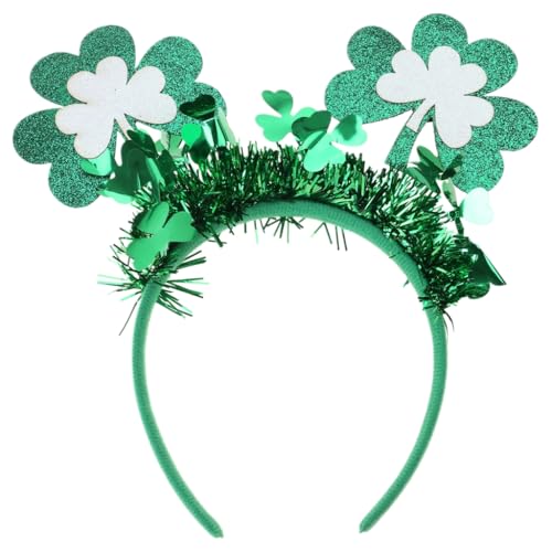 Irische Blume Kleeblatt Stirnband Patricks Day Frau Weihnachten Pailletten für Festival Fotografie von sodeber