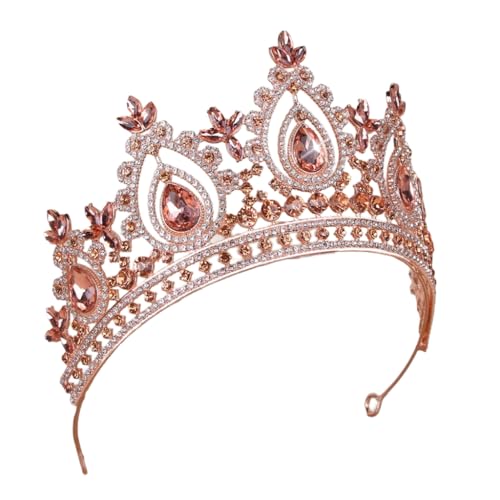 Kristallkronen Kopfschmuck Mode Kopfbedeckung Damen Haarschmuck Braut Haarband für Frauen u von sodeber