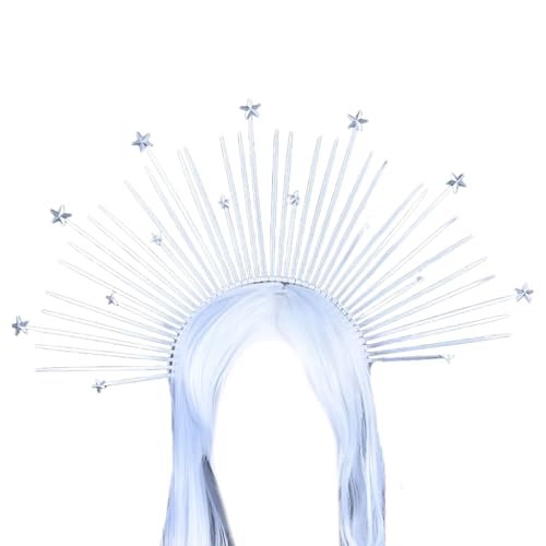 Luxuriöse Metalllegierung, Krone, Stirnbänder, modisches Band, Göttinnen, stylischer Haarreif zur Verschönerung von sodeber