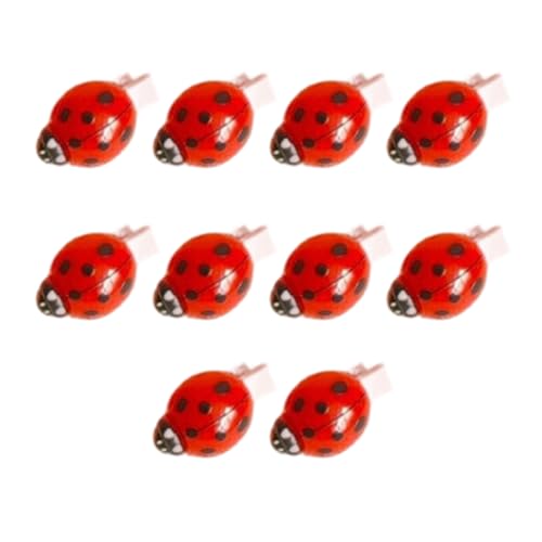 Marienkäfer-Haarspangen für Kinder, Cartoon-Tier-Form, Haarspangen, verschiedene Frisuren, 10 Stück Marienkäfer-Haarspangen für Kinder, Cartoon-Tier-Form, Haarspangen, verschiedene Frisuren, 10 Stück von sodeber