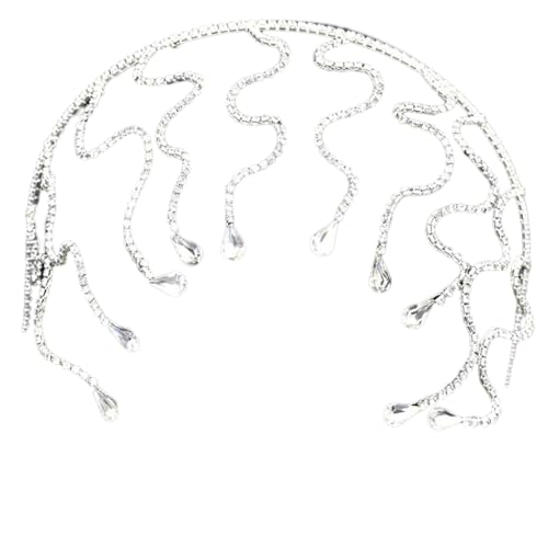 MedusaHeadband Schlangenkristall Braut-Stirnband Hochzeit Kopfkette Strassschlange MedusaCrown von sodeber