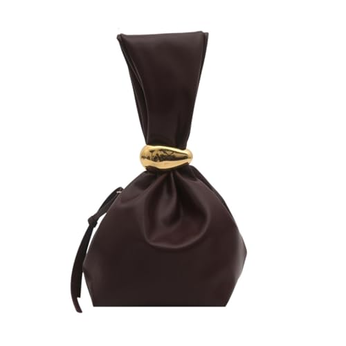 Modische Damen-Handtasche mit Handgelenk, einzigartige und praktische Tasche mit Tragegriff oben mit geräumigem Innenraum für Partys oder, Kaffeefarbe:, Medium Modische Damen-Handtasche mit Handgelenk, einzigartige und praktische Tasche mit Tragegriff oben mit geräumigem Innenraum für Partys oder, Kaffeefarbe:, Medium von sodeber