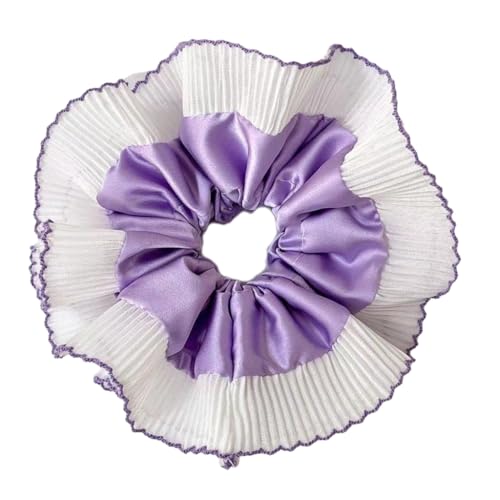 Modische Haargummis für Damen, doppellagig, groß, elastisch, französisches Haar von sodeber