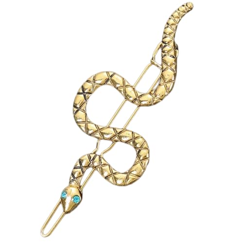 Modische Schlangenförmige Haarnadel, Haarschmuck mit schimmernden Strasssteinen, geeignet für stilvolle Frauen und von sodeber