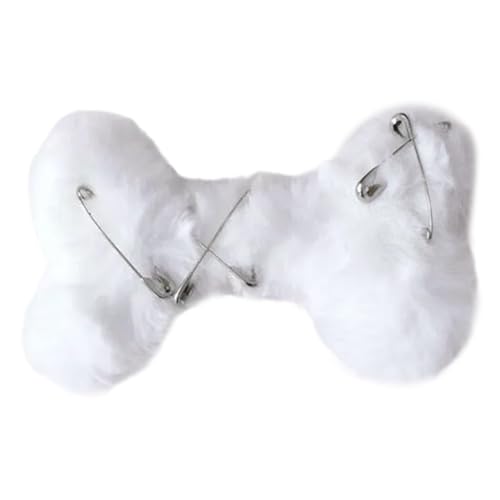 Modische große weiße Knochen-Haarspange, pelzige Brosche, Accessoire für einzigartige Stile-Enthusiasten Modische große weiße Knochen-Haarspange, pelzige Brosche, Accessoire für einzigartige Stile-Enthusiasten von sodeber